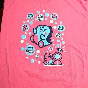 Bubble Bobble / Bust A Move Pink Gildan T-shirt Ladies Retro